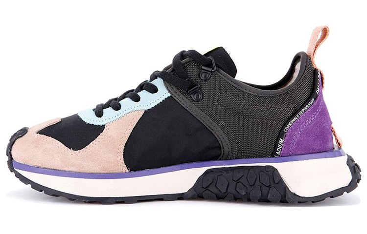 Palladium Troop Runner Slip Resistant Abrasion Resistant Low top Casual Shoes Unisex Black Pink