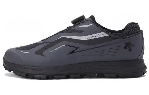 DESCENTE Stem Boa Mesh Abrasion Resistant Breathable Low top Casual Shoes Unisex Black