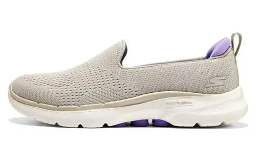 Skechers Go Walk 6 Slip In Fabulous View 'Taupe Lavender' Women's