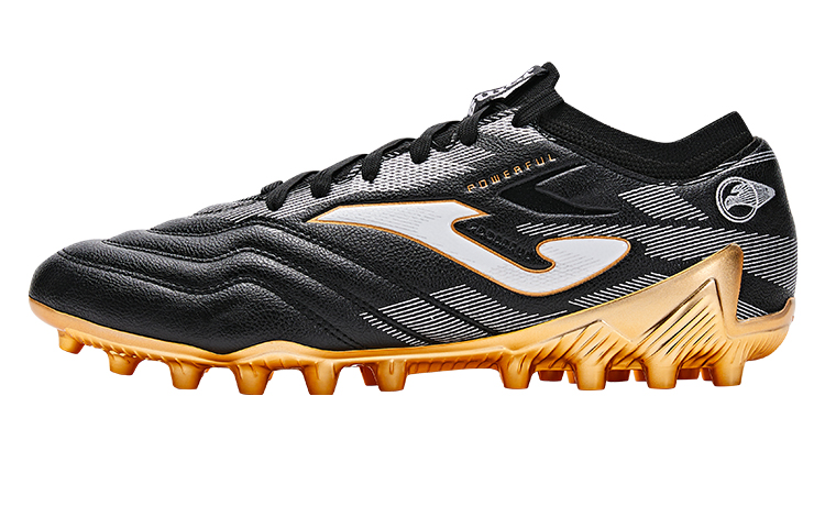 Joma MG Multi Ground Synthetic Leather Slip Resistant Abrasion Resistant MG Soccer Shoes Men’s Black