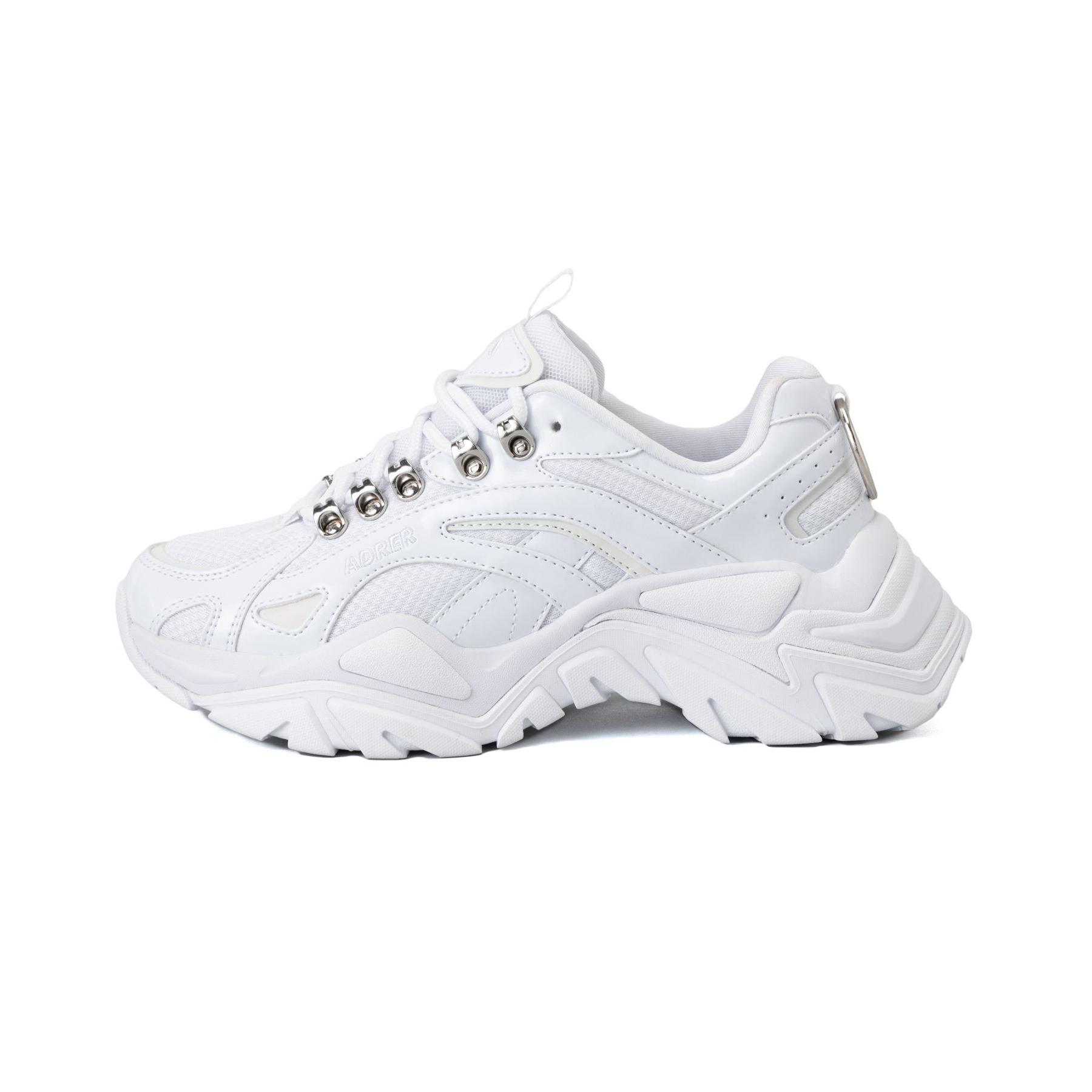 ADRER x FILA Interation Light Synthetic Leather Lightweight Low top Casual Shoes Unisex White