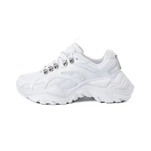 ADRER x FILA Interation Light Synthetic Leather Lightweight Low top Casual Shoes Unisex White