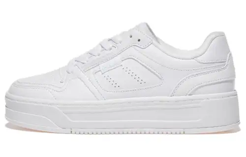 FILA Court Ball Color 100 Lightweight Low top Casual Shoes Unisex White Korean Style
