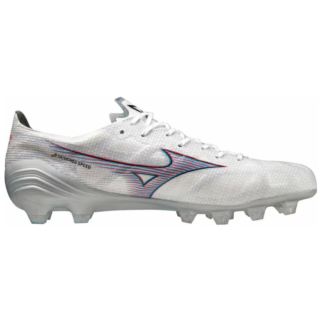 Mizuno Alpha Natural Grass Soccer Shoes Unisex White Red