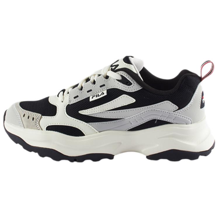FILA Wood Block Casual Shoes Unisex White Black
