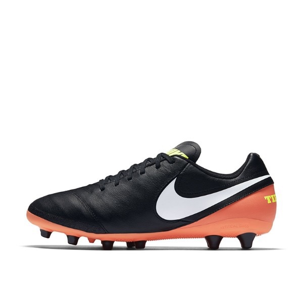 Nike Tiempo Genio 2 Leather Ag Pro ‘Black Orange’