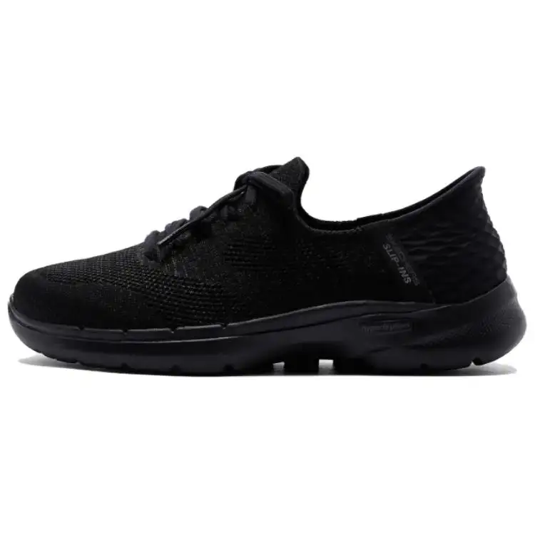 Skechers Go Walk 6 Abrasion Resistant Low top Casual Shoes Women's Black