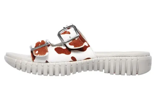 Skechers Comfortable Rubber Sole Quick Dry Slide Slippers Women's Natural