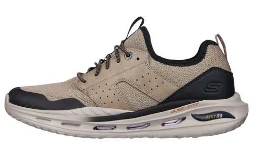 Skechers Arch Fit Casual Shoes Men's Low Top Khaki