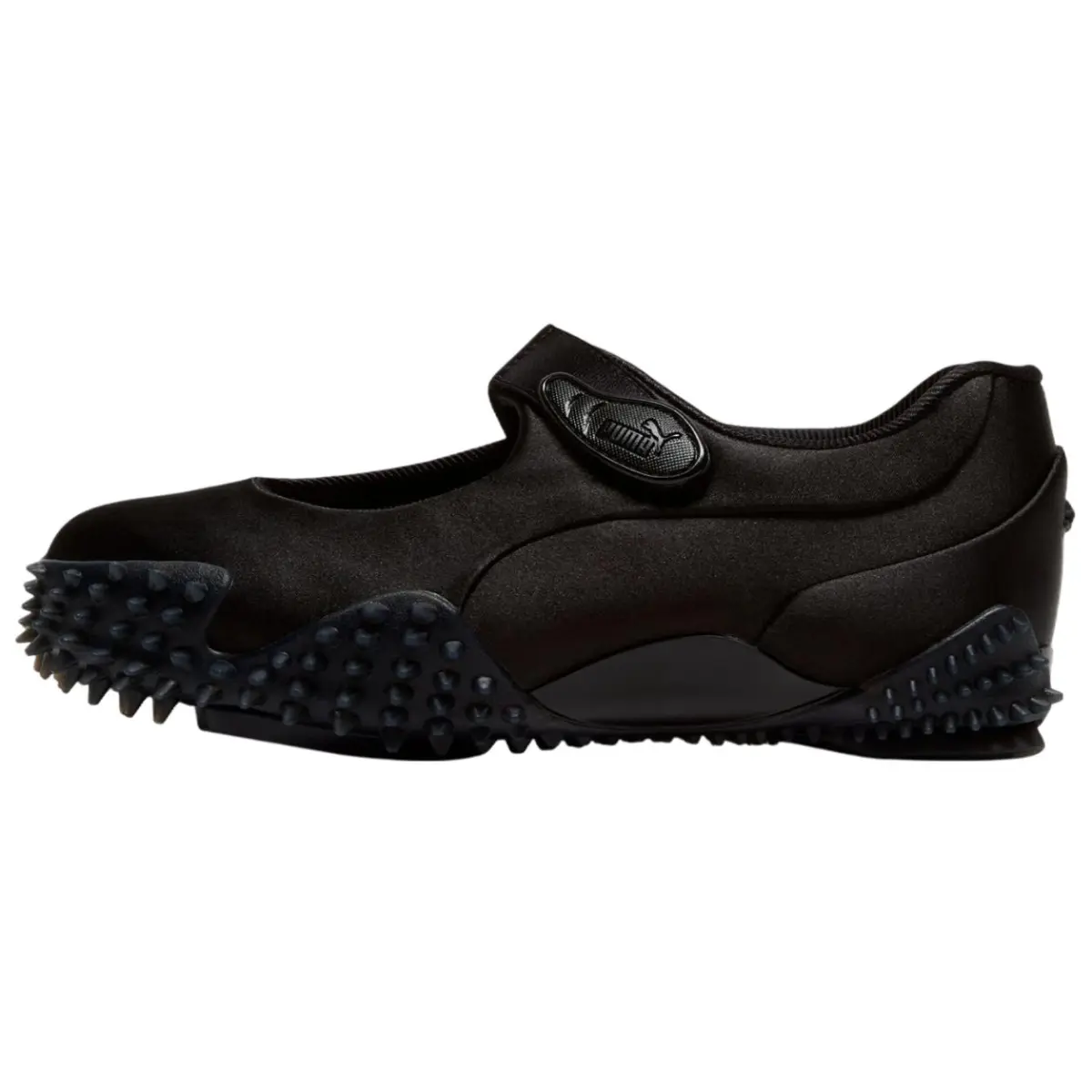 PUMA Mostro Fey Black Cool Dark Gray Satin Women's