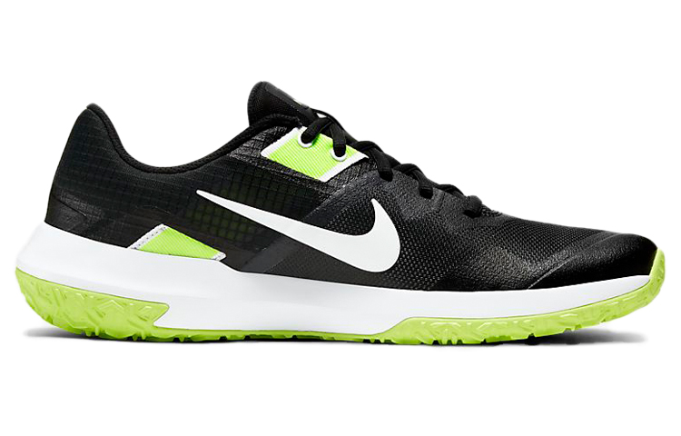 Мужские кроссовки Nike Varsity Compete TR 3 (черно-бело-зеленые) — Чёрныйбелыйзелёный — фото 2