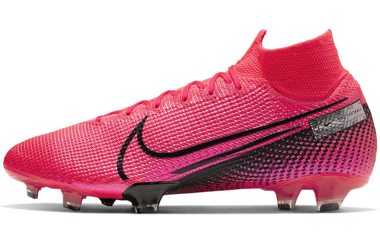 Nike Mercurial Superfly 7 Assassin 13 Elite Comfortable and versatile FG (gel spikes) Anti-slip and wear-resistant Football shoes Men and women Laser dark red
