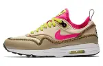 Nike Air Max 1 Abrasion Resistant Breathable Low top Casual Shoes Women's Brown