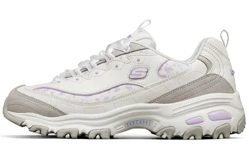 Skechers D'Lites 1.0 White/Purple Women's