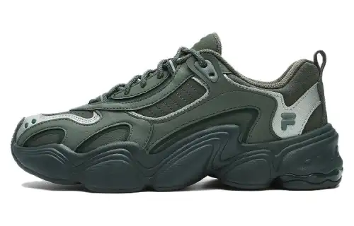 FILA Fusion Textile, Synthetic Leather Cushioning Abrasion Resistant Support Low top Casual Shoes Women's