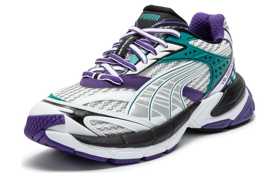 Кроссовки PUMA PUMA Velophasis Phased (бело-сине-фиолетовые) — фото 3