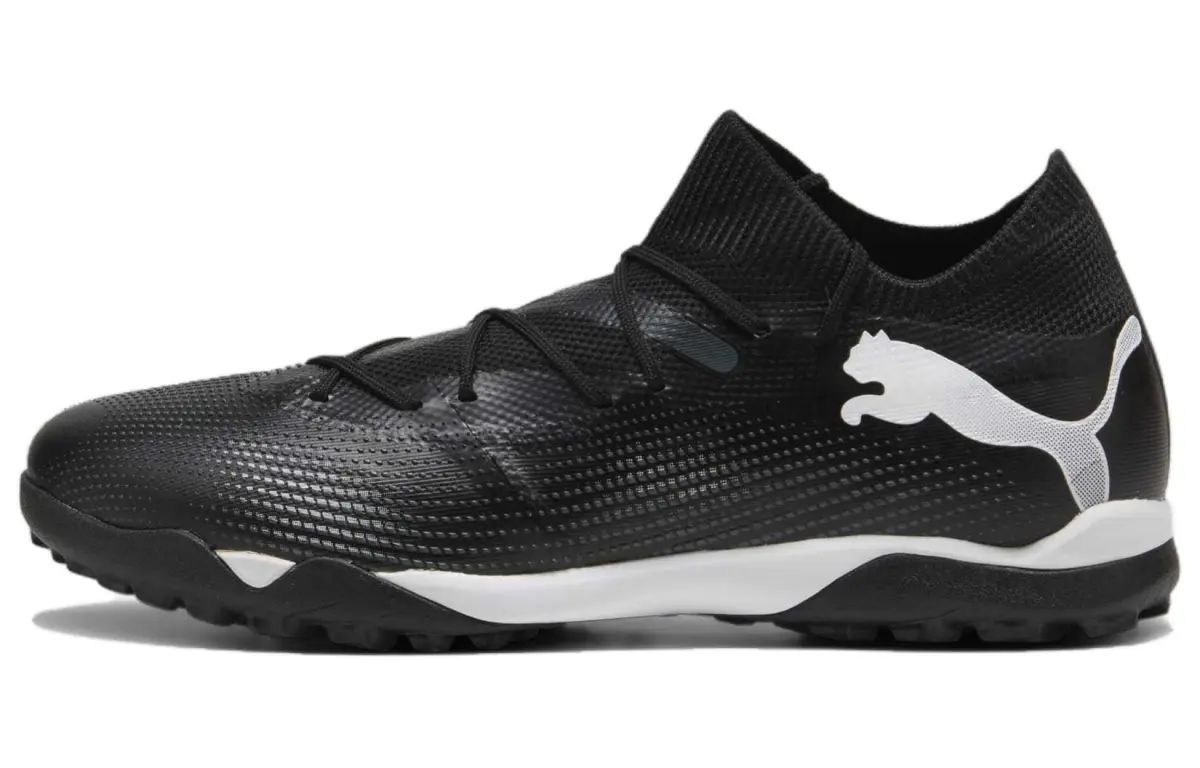 PUMA Future 7 MATCH TT Soccer Shoes Men's Black White