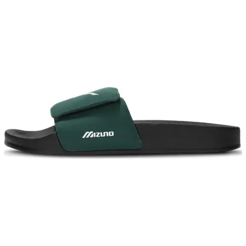 Mizuno Slip Resistant Slip Resistant Slide Slippers Unisex Green Black