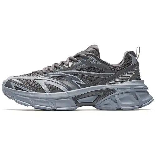 Anta Cormorant Slip Resistant, Abrasion Resistant, Breathable Low top Casual Shoes Men's Gray