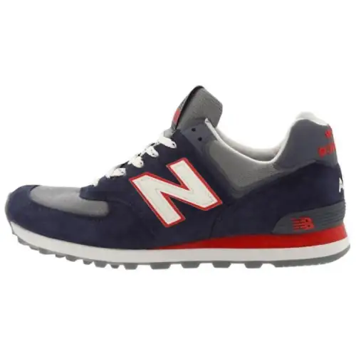 New Balance 574 Made In Usa Navy Red