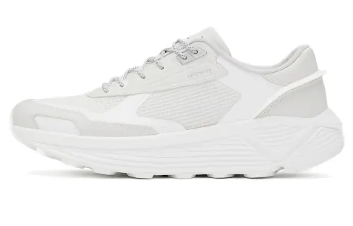 DESCENTE Dualis Mesh Cushioning Breathable Support Rebound Low top Casual Shoes Men's White