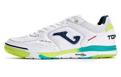 Joma AG Artificial Ground Synthetic Leather Slip Resistant Abrasion Resistant Soccer Shoes Men's White
