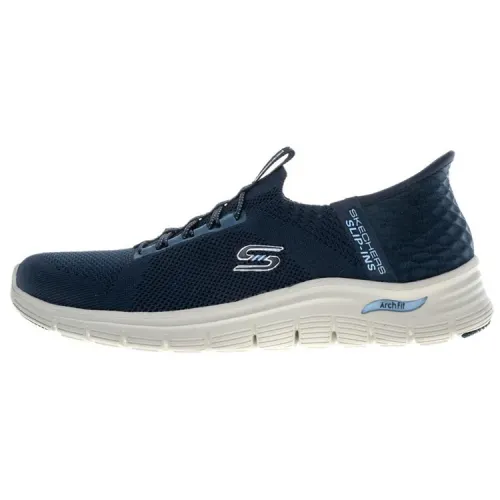 Skechers ARCH FIT VISTA Abrasion Resistant Breathable Low top Casual Shoes Women's Dark Blue