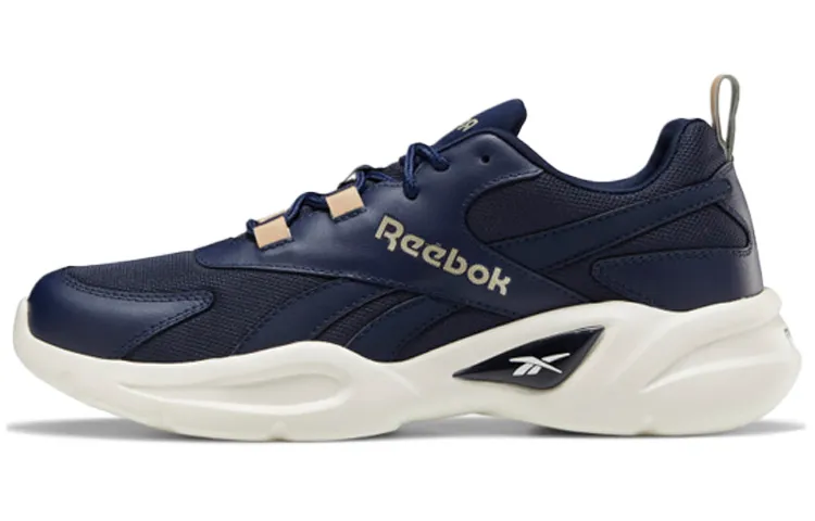 Reebok Royal Ec Ride 4 Textile, Synthetic Leather Cushioning Low top Sports Casual Shoes Unisex Dark Blue