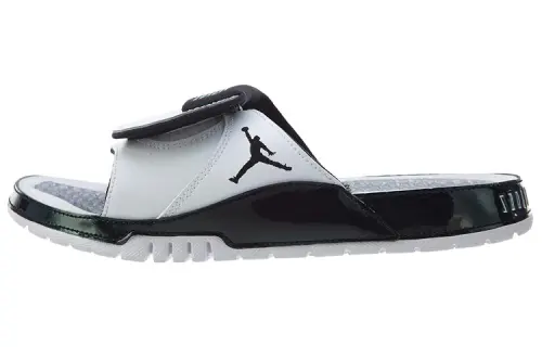 Jordan Hydro11 Chameleon Abrasion Resistant Slide Slippers Men's Black White
