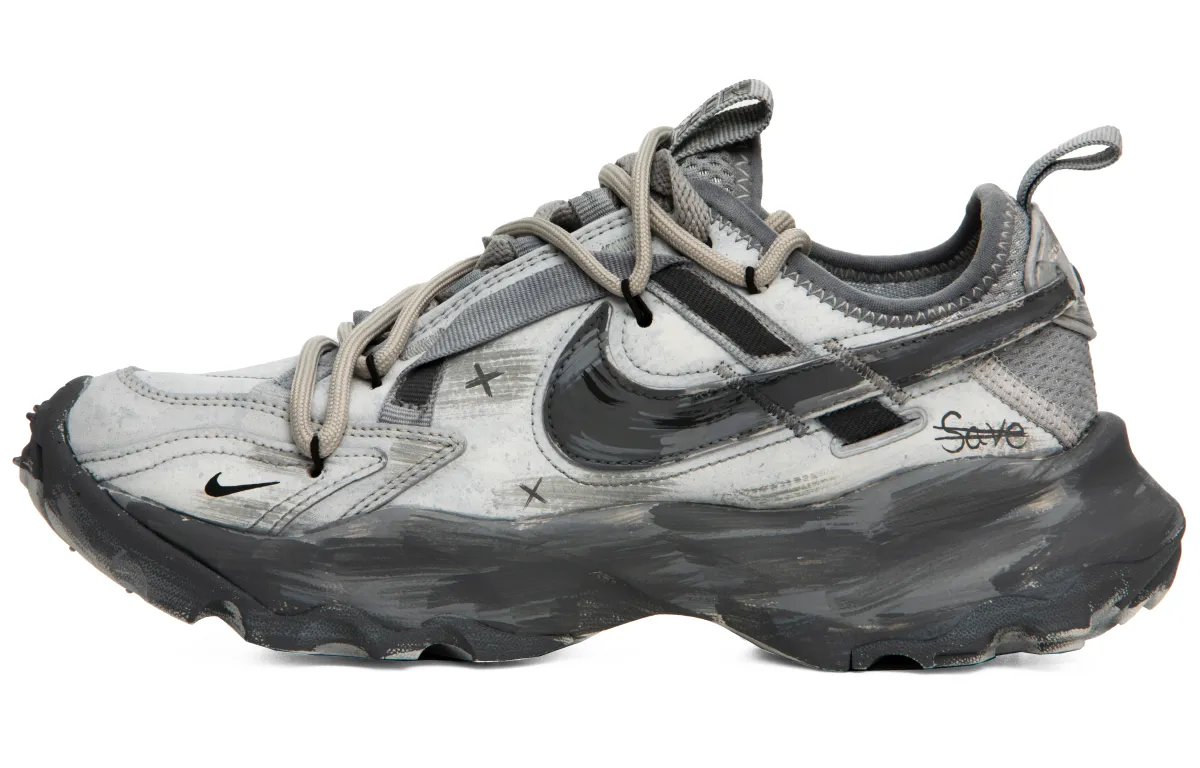 Nike TC 7900 Gray Zone Textile, Synthetic Leather, TPU Cushioning Slip Resistant Abrasion Resistant Height Increasing