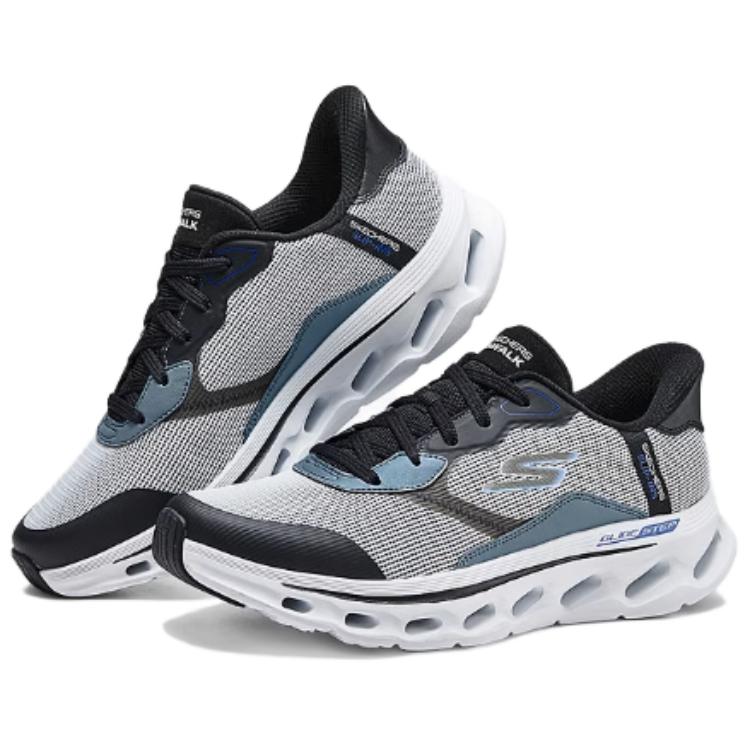 Skechers MEN’S GO WALK Low top Casual Shoes Men’s White Black