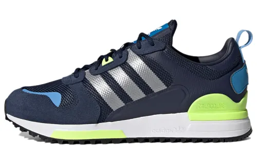 Adidas Originals ZX 700 HD Textile, Split Suede Breathable Low top Casual Shoes Unisex Blue Gray