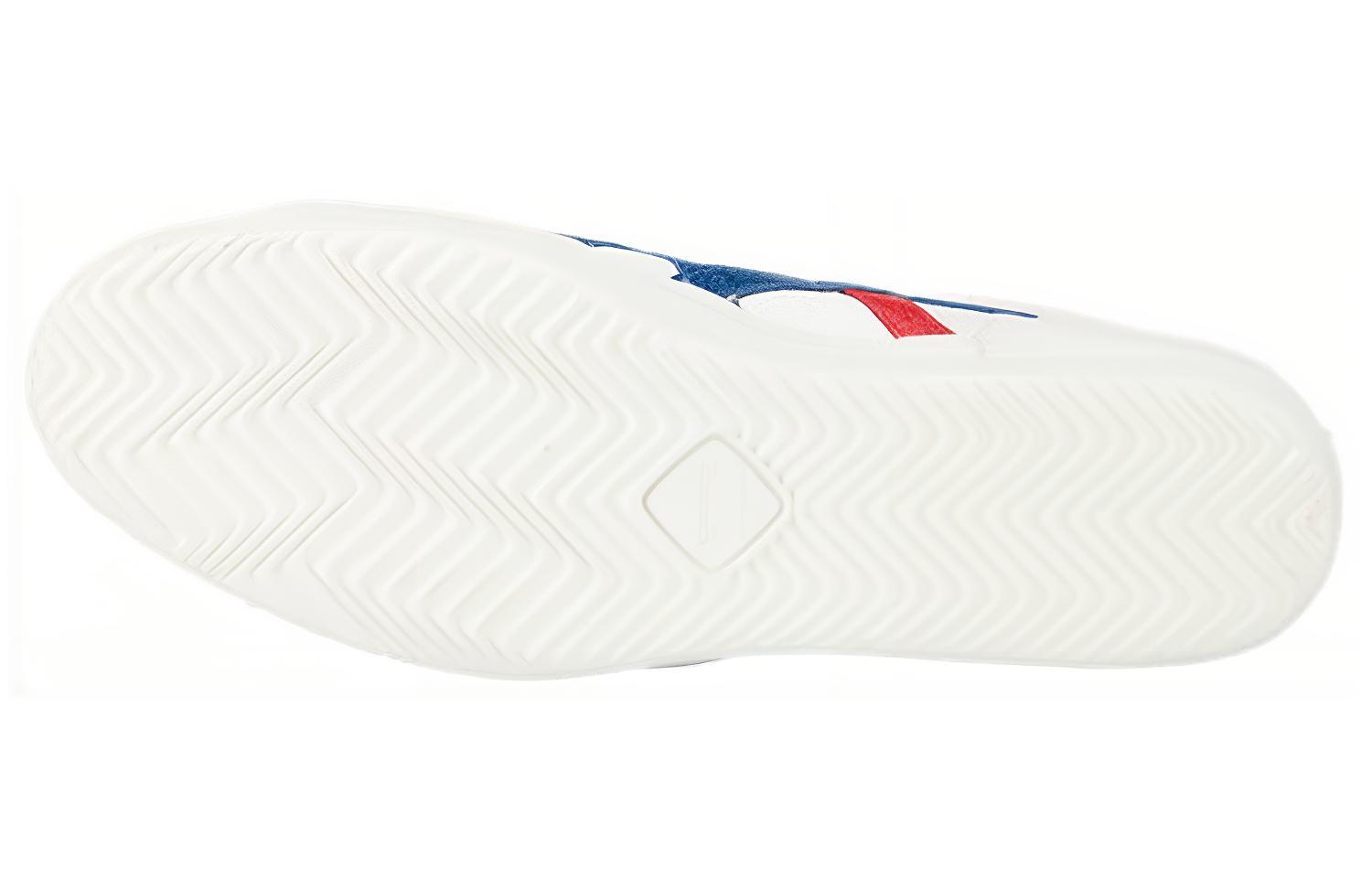 Кроссовки Onitsuka Tiger Fabre BL-L Deluxe (бело-сине-красные) — фото 5