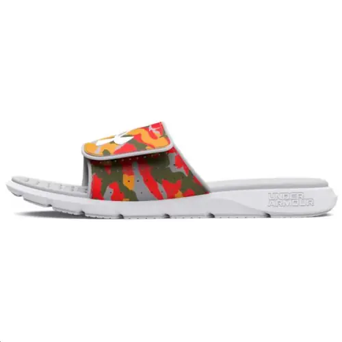 Under Armour Slip Resistant Abrasion Resistant Slide Slippers Men's Beta Red