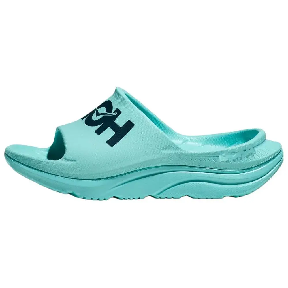 HOKA ONE ONE Ora Slip Resistant Abrasion Resistant Slip Resistant Abrasion Resistant Slide Slippers Unisex Blue