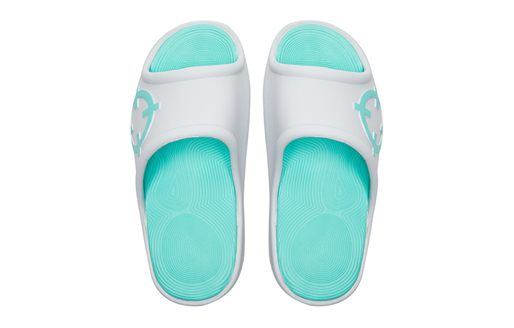 RIGORER Skyline 1 EVA Slide Slippers Unisex White Green