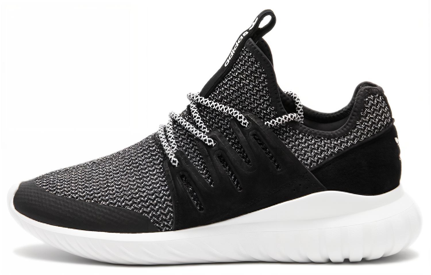 Кроссовки adidas adidas originals Tubular Radial (черно-белые)