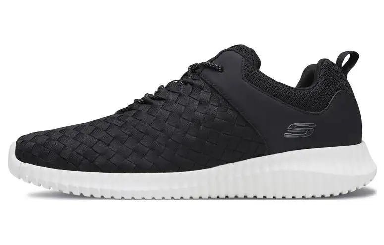Skechers Elite Fle Low top Sports Casual Shoes Black White