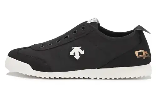DESCENTE Chron Cushioning, Wear Resistant Low top Casual Shoes Women's Black White