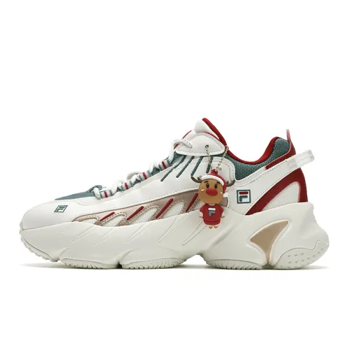 FILA Ade XMAS Versatile Low top Casual Shoes Men's White