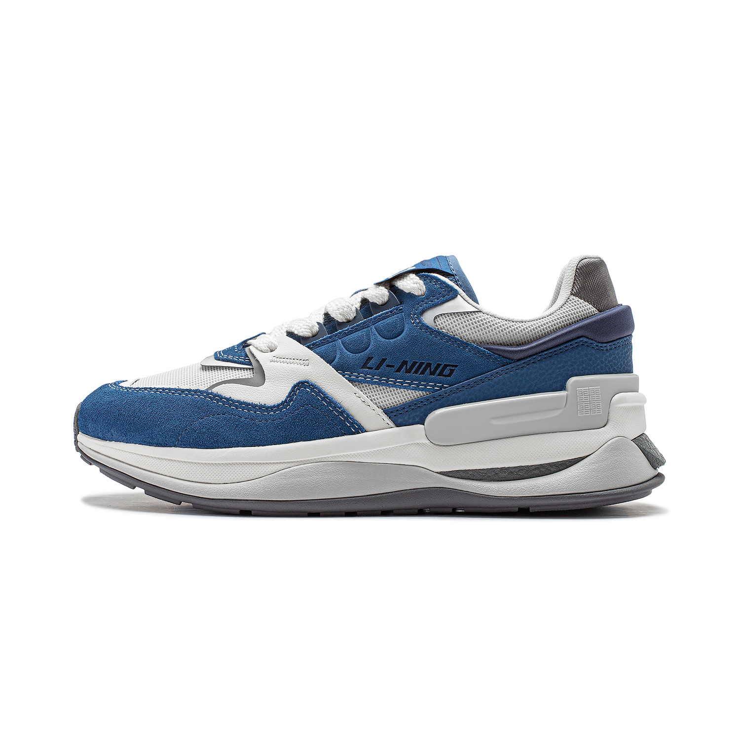 Li Ning 001 Original Aspiration V2 Cushioning Slip Resistant Abrasion Resistant Support Casual Shoes Men's Blue