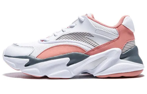 ANTA Casual Shoes Women's Low Top White Pink Gray