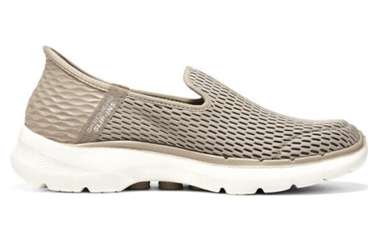 Skechers Go Walk 6 Shoes ‘Light Brown’ Women’s