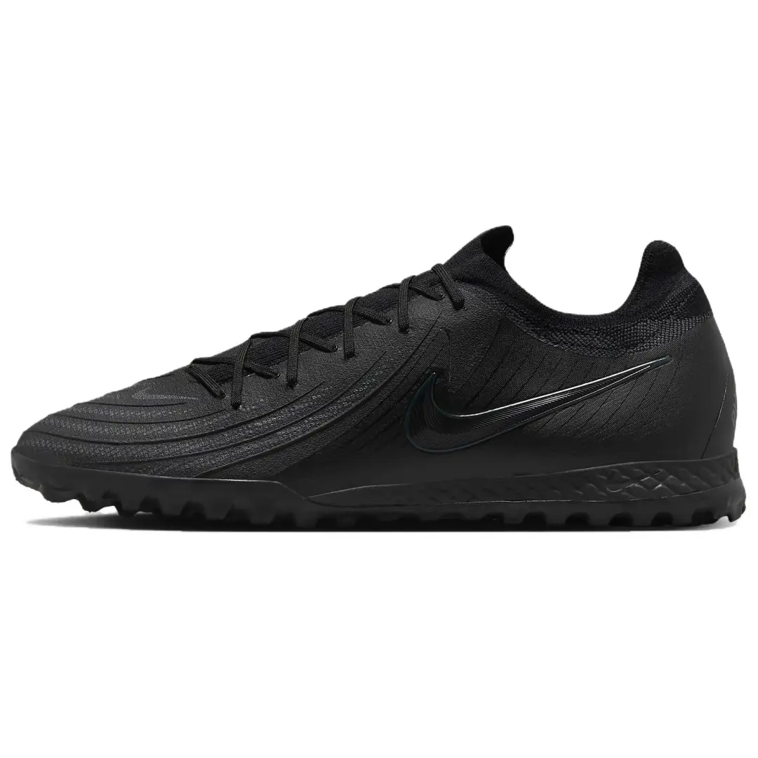 Nike Phantom GX 2 Pro Comfortable Slip Resistant Abrasion Resistant Soccer Shoes Unisex Black
