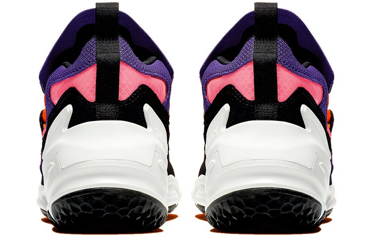 Мужские кроссовки Nike Zoom Moc (черный / фиолетовый / оранжевый) — Чёрный / фиолетовый / оранжевый — фото 5