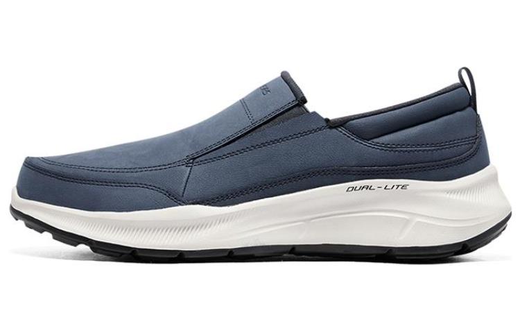 Skechers Equalizer 5.0 Synthetic Leather Low top Casual Shoes Men’s Marine Blue