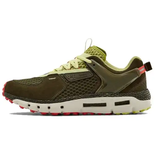 Under Armour HOVR Summit Comfortable Round Toe Cushioning Low top Casual Shoes Unisex Forward Green