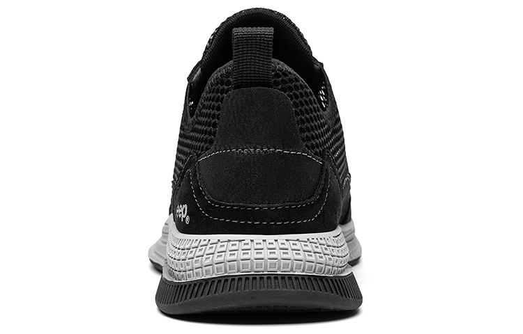 Jeep Mesh Abrasion Resistant Cushioning Low top Casual Shoes Men's Black