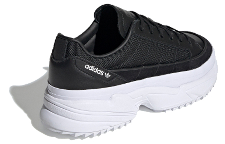 Женские кроссовки adidas originals KIELLOR XTRA (черные) — Чёрный / белый — фото 4