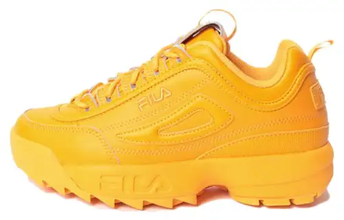 FILA Disruptor 2 Premium Abrasion Resistant Low top Casual Shoes Women's Yellow